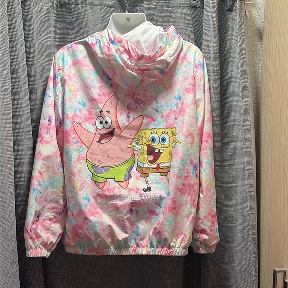Members Only x Nickelodeon Tie-Dye Jacket with Sponge Bob Patch - Picture 3 of 3